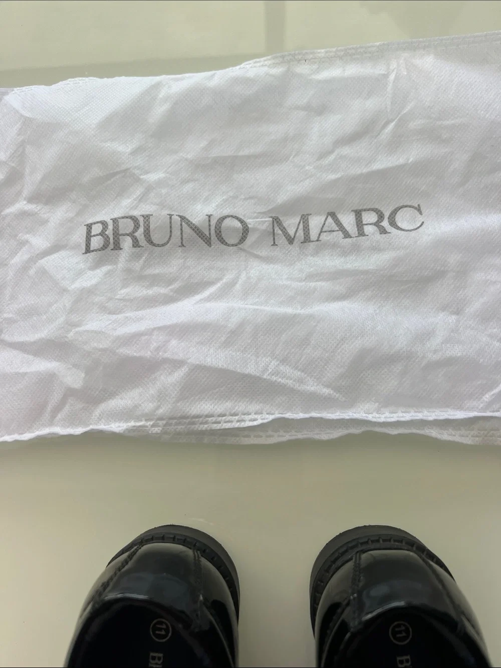 Bruno Marc Kids Black Patent Dress Shoes - Lace-Up Formal Style